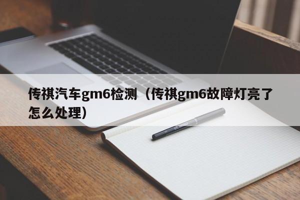 传祺汽车gm6检测（传祺gm6故障灯亮了怎么处理）